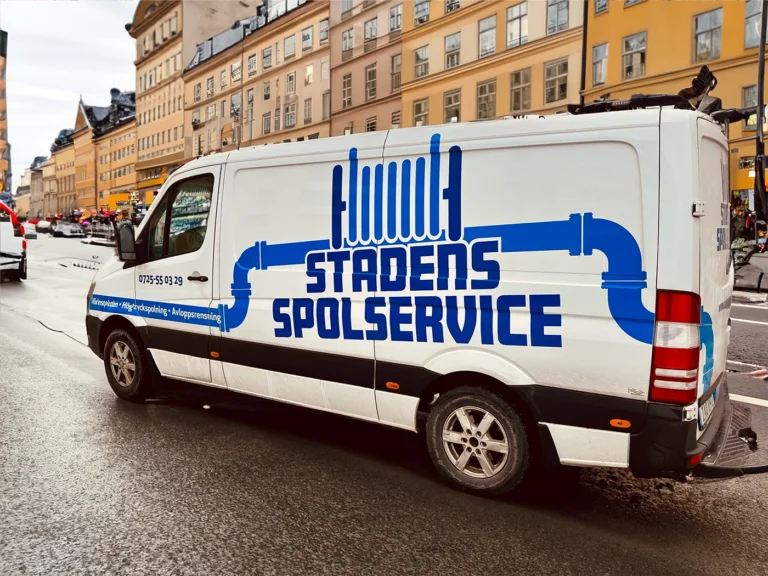 Stopp i avloppet i Stockholm -Din lokala spolbil i Stockholm